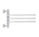 Bidet towel rack two rolling rods - LINEA ONDA