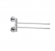 Porta salviette da bidet due aste snodate a parete L 26 cm - LINEA MINIMAL