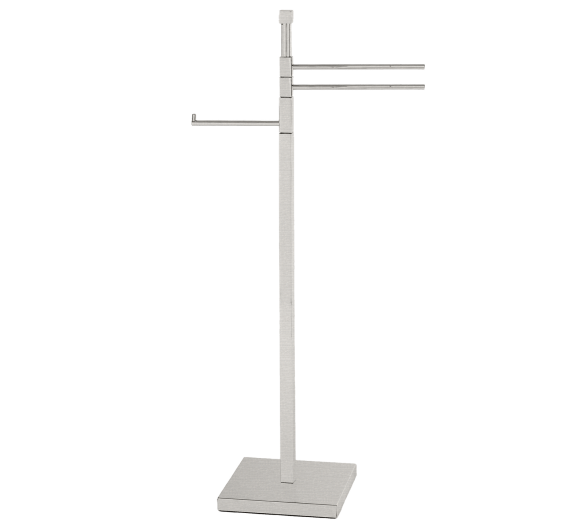 LAMPE DE PLANCHER MULTI FUZNIONE PORTE-ROULEAU ET PORTE-SERVIETTES EN LAITON CHROMÉ - ACCESSOIRES DE SALLE DE BAIN-FABRIQUÉ EN