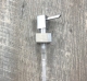 Distributeur de savon carré en laiton nickel
