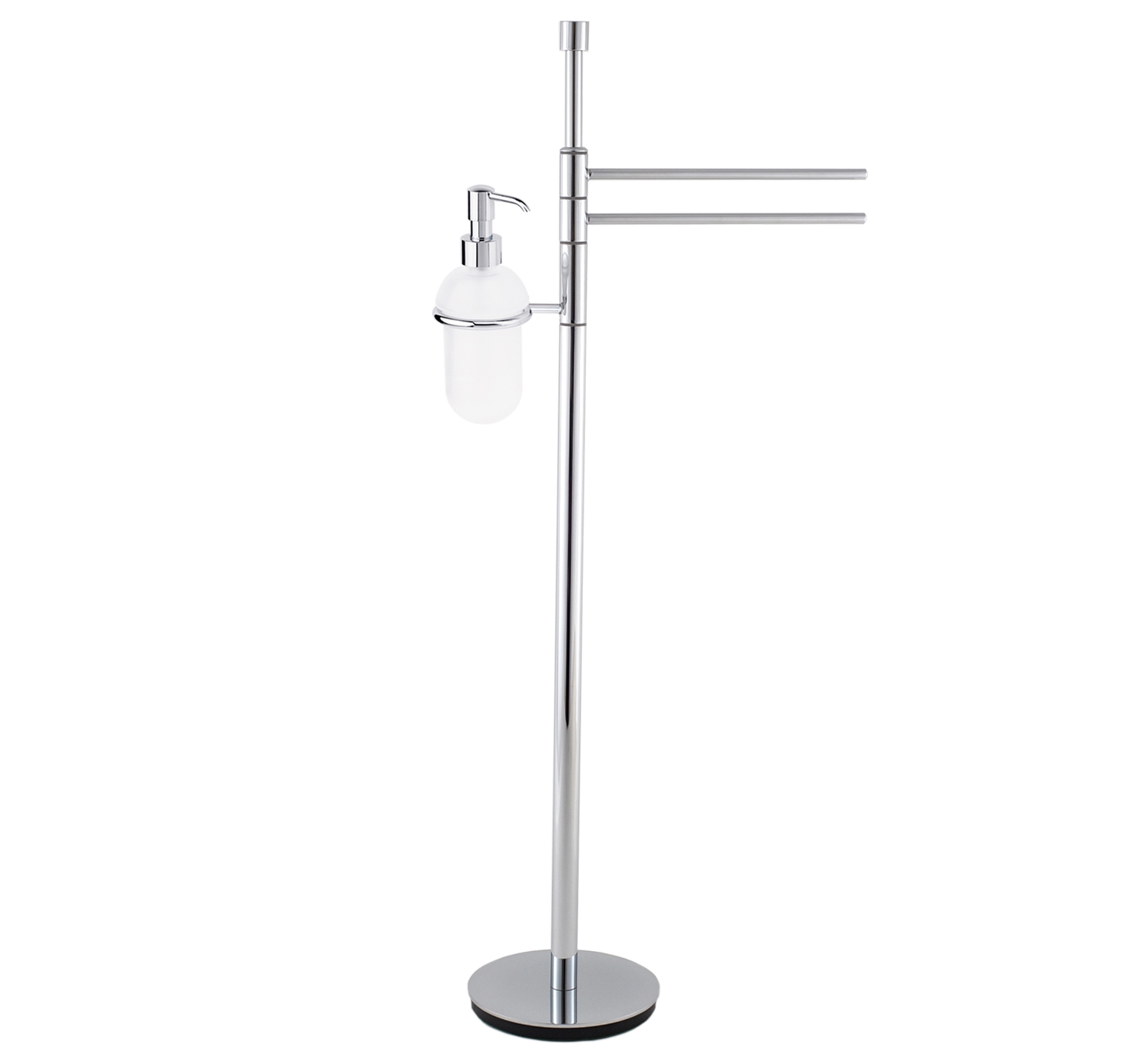 Piantana porta salviette per bidet e dispeser H 74 cm base 15 cm - SALVASPAZIO