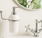 porte distributeur de savon liquide-accessoire de bain à fixer au mur-salle de bains complète fabriqués à la main en laiton de