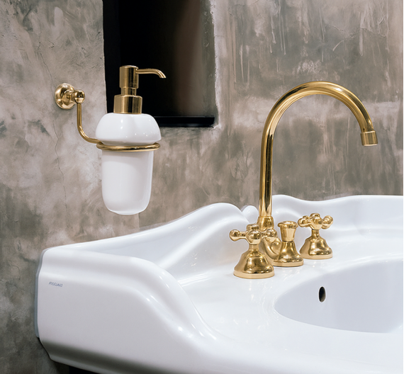 porte distributeur de savon liquide-accessoire de bain à fixer au mur-salle de bains complète fabriqués à la main en laiton de