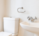 porte-papier toilette en laiton pour fixer au mur