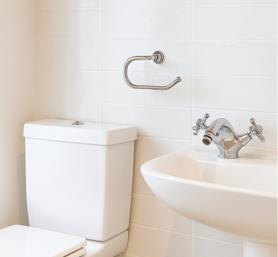 porte-papier toilette en laiton pour fixer au mur