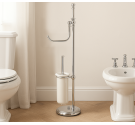 - Debout salle de bain toilette porte-balais en verre dépoli et la carte de porte, depuis les classiques de la LIGNE de