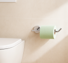 porte rouleau porte-papier de salle de bain laiton chromé - fixe au mur à l'aide d'ancres-salle de bains accessoires en toscane