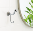 accrocher une serviette de bain de fixation des cosses en laiton de haute qualité de produits italiens