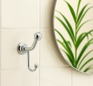 accrocher une serviette de bain de fixation des cosses en laiton de haute qualité de produits italiens
