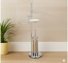 Lampe de plancher, de style anglais toilette porte-balais, de papier, de serviettes de toilette-bidet-et-savon-mobilier-salle