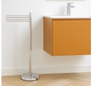 Planter apporte serviettes quatre tiges rotatives multi-fonction vintage bronze couleur salle de bains - SPRING LINE