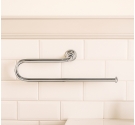 towel bar rod bent for the towel - wall mounted - metal high-quality, rust-resistant