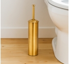 porta-scopino-per-wc-bagno-da-appoggiare a terra - totalmente realizzato-in-ottone-alta-qualità-shabby-chic