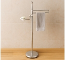 Floor lamp English style bathroom classic style towel bar and soap in the white ceramic - bathroom furniture of artisan quality