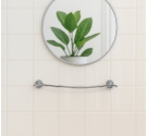 Porta salviette da bagno per bidet - fissaggio a muro con tasselli - prodotto in ottone antiruggine-garanzia IdeArredoBagno