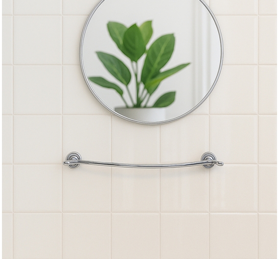 Porta salviette da bagno per bidet - fissaggio a muro con tasselli - prodotto in ottone antiruggine-garanzia IdeArredoBagno