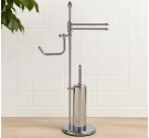 Planter-bath-with-door-scope-toilet-roll-and-wipe holder-brass-chrome-high-quality-rust-proof