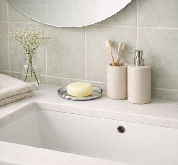 porta sapone rotondo da lavabo bagno in ottone cromato di alta qualità