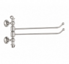 Towel bar, two straight rods fixed to the wall-brass-plated-bronzed-rust-furniture bathroom idearredobagno