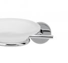 Soap holder bathroom wall mounted frosted glass
