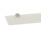 Shelf in crystal | neutral/satin | L. 30cm - Sp. 8mm