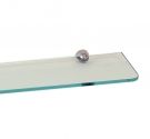 Shelf in crystal | neutral/satin | L. 30cm - Sp. 8mm