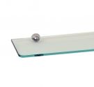 Shelf-frosted glass/neutral bathroom| L. 50 cm - Sp. 8mm