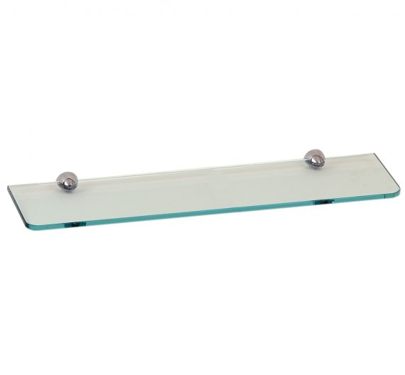 Shelf-frosted glass/neutral bathroom| L. 50 cm - Sp. 8mm