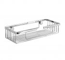 Storage rack for chromed brass bathroom furniture - Q.UBI LINE