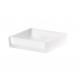Porta sapone quadrato da appoggio per bagno 10 x 10 cm - LINEA CUBO
