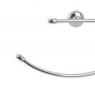 towel holder from wall - to- rod bent - line bathroom fittings brass chrome plated - fixing with dowels